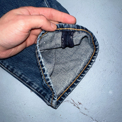 Levis 501 Y2K XX Straight Leg Jeans Blue VTG Med Wash 36x34 Act 35x33