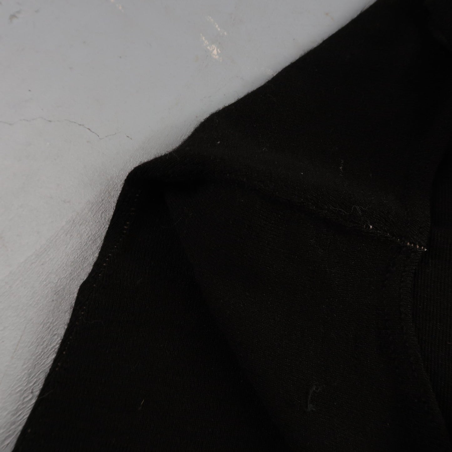 Antique 1920s Black Solid Wool Bathing Suit Women Swimsuit Art Deco 20s 30s