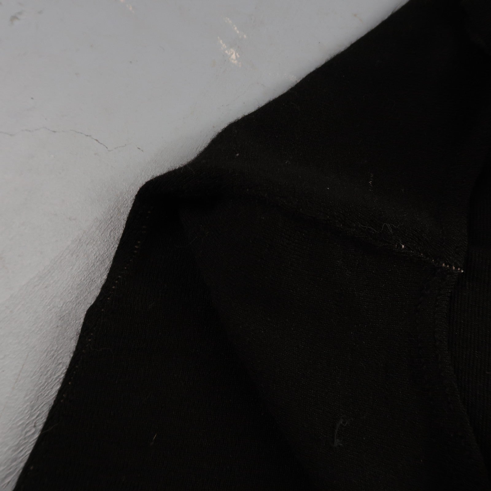 Antique 1920s Black Solid Wool Bathing Suit Women Swimsuit Art Deco 20s 30s