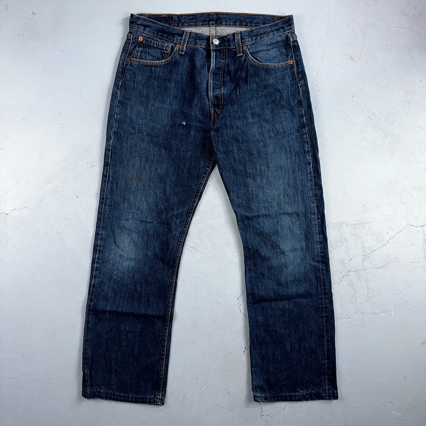 Levis 501 Vintage Y2K XX Straight Leg Jeans Blue Med Wash 34x32 Act 33x29
