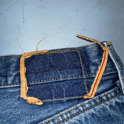 Levis 501 Vintage Y2K XX Straight Leg Jeans 90s Blue Med Wash 34x36 Act 31x31