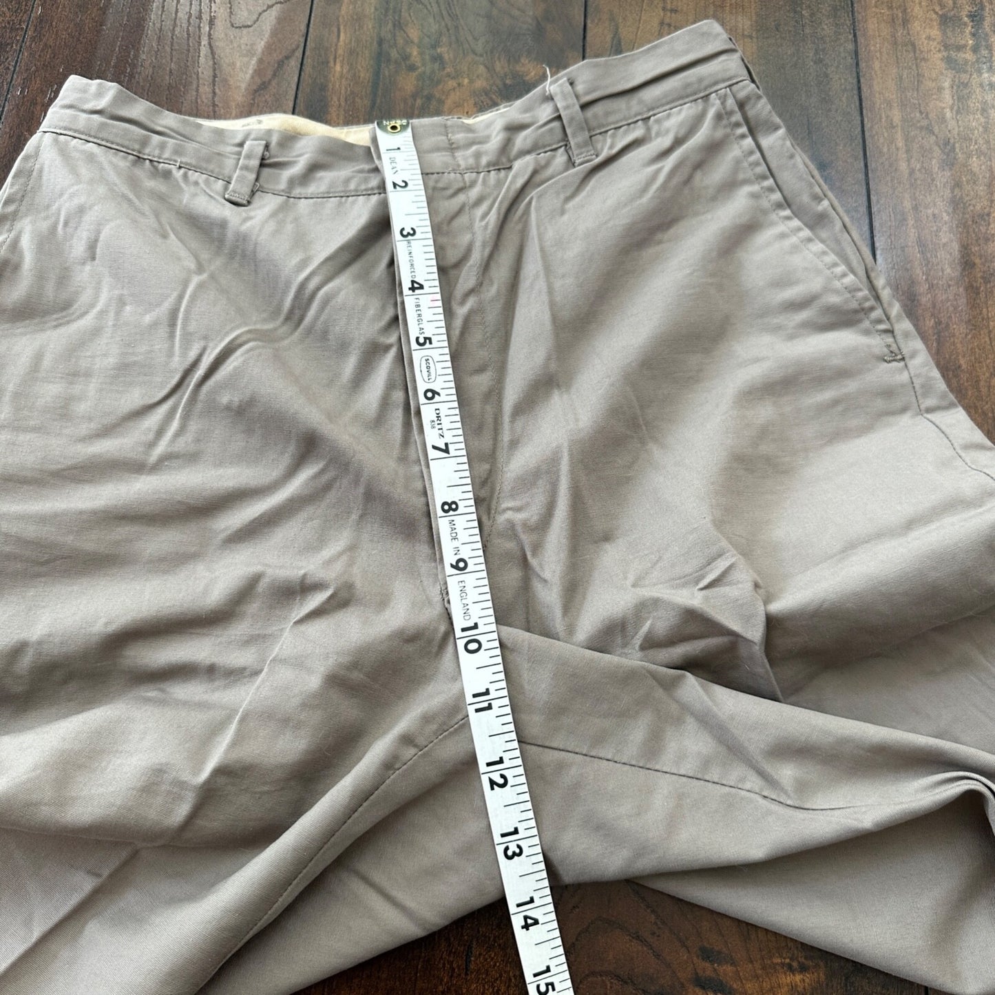 VTG 60s Brown Dress Pants Trousers Talon Fly Size 26x29 1960s Slacks Light