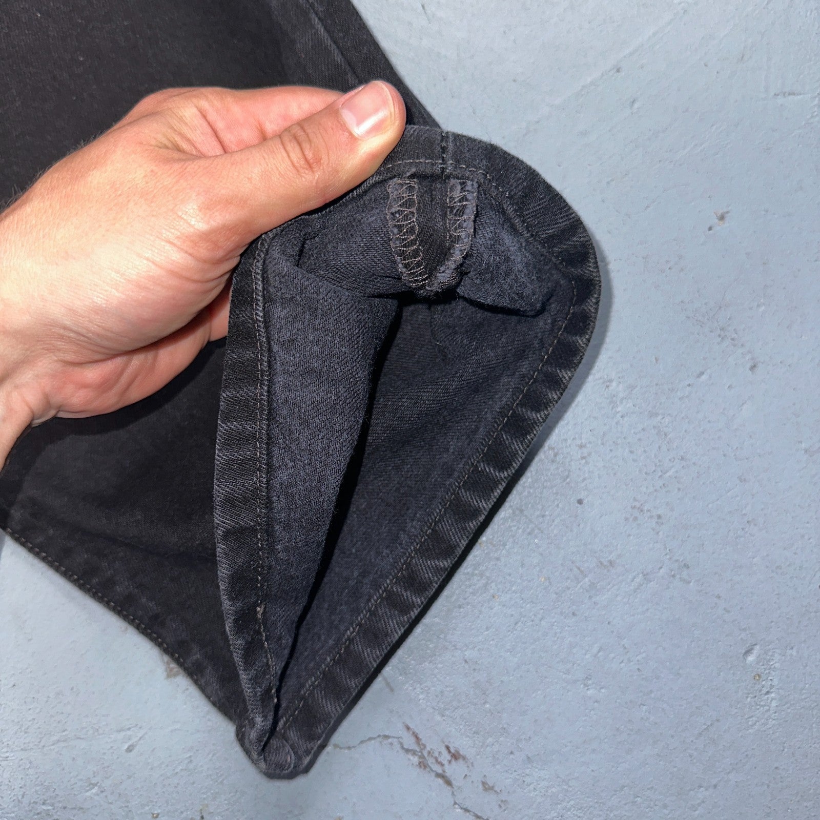 Levis 501 Vintage Y2K 90s XX Straight Leg Jeans Black Dark Wash 42x32 Act 41x31