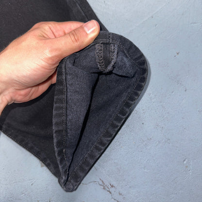 Levis 501 Vintage Y2K 90s XX Straight Leg Jeans Black Dark Wash 42x32 Act 41x31