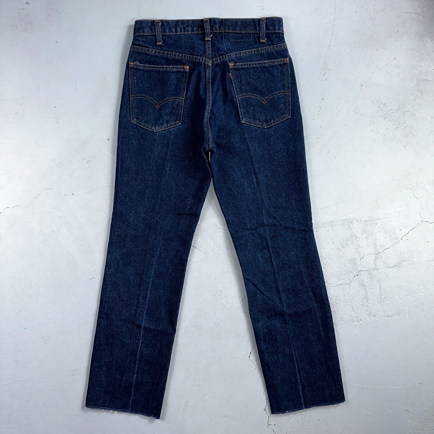 Levis 505 Vintage 80s USA Orange Tab Jeans 30x34 Blue Dark Wash 501 Act 29x28