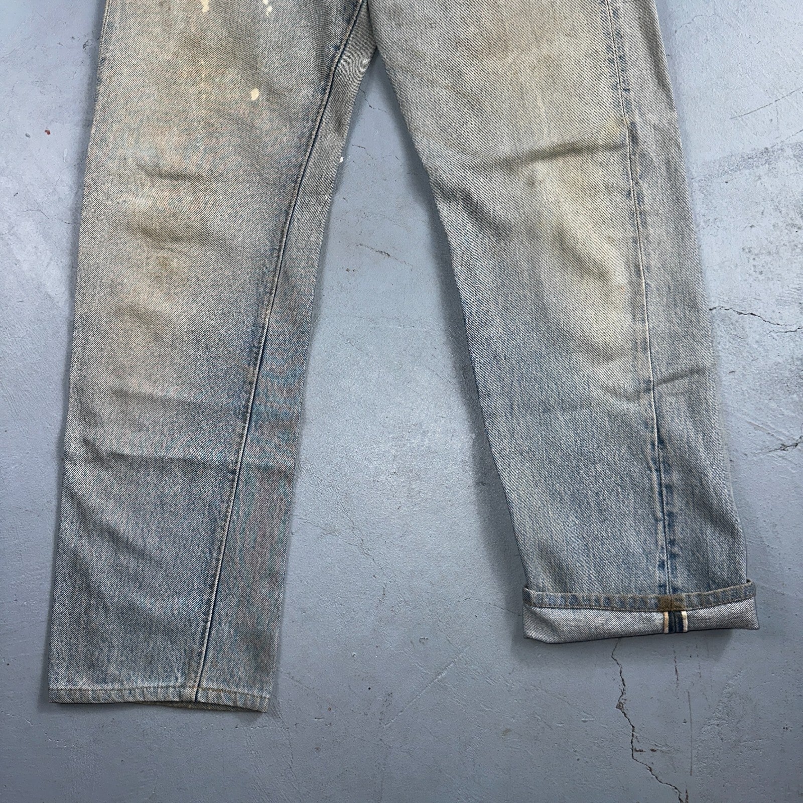 Levis 501 Vintage 80s Redline Selvedge USA XX Jeans Light Wash 1980s Act 28x29