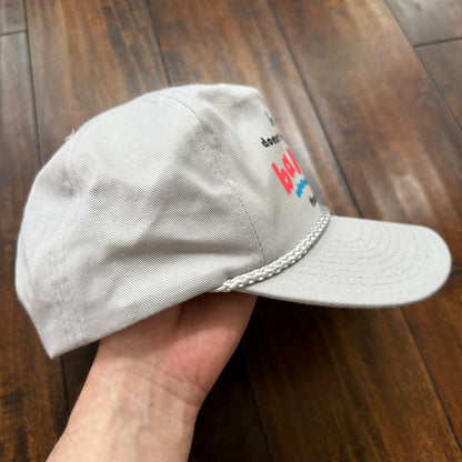 Funny VTG Hat Cap Snapback Balder Bald Joke Humor Adult Fun Gift Gag