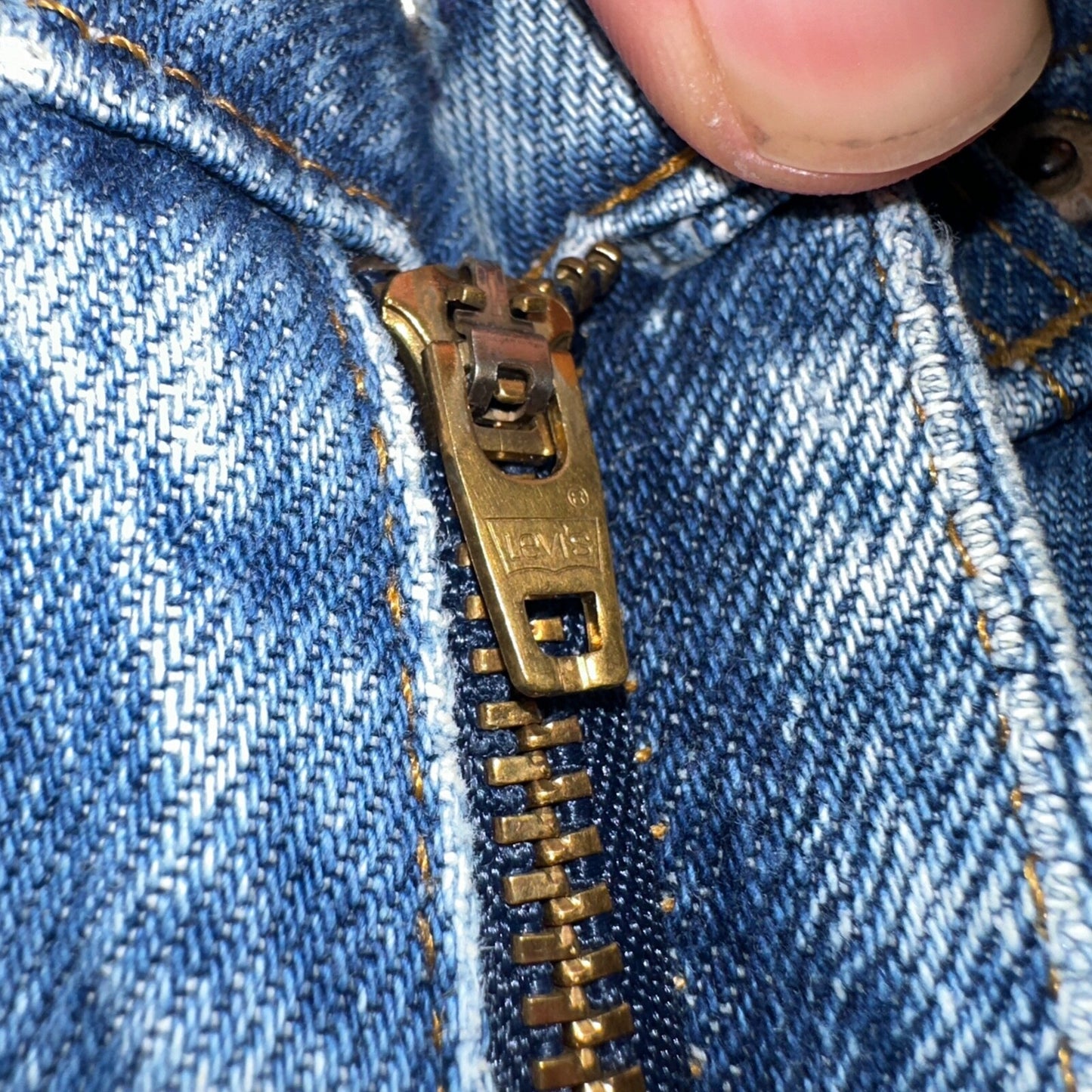 Levis 517 Vintage 80s USA Orange Tab Bootcut Flare Blue Worn Jeans Act 32x34