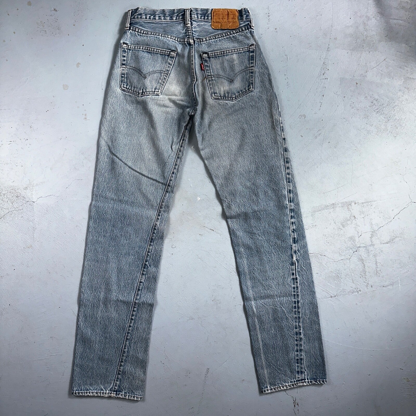 Levis 501 Vintage 80s Redline Selvedge USA XX Jeans Light Wash 29x38 Act 27x33