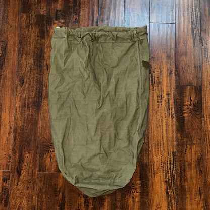 GENUINE MILITARY ISSUE US ARMY LAUNDRY OD GREEN LAUNDRY BAG USED POST WWII