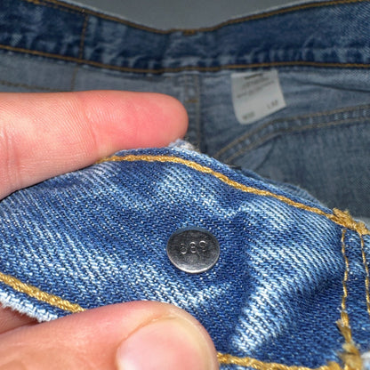 Levis 501 Vintage Y2K 90s XX Straight Leg Jeans Blue Light Wash 30x32 Act 29x31
