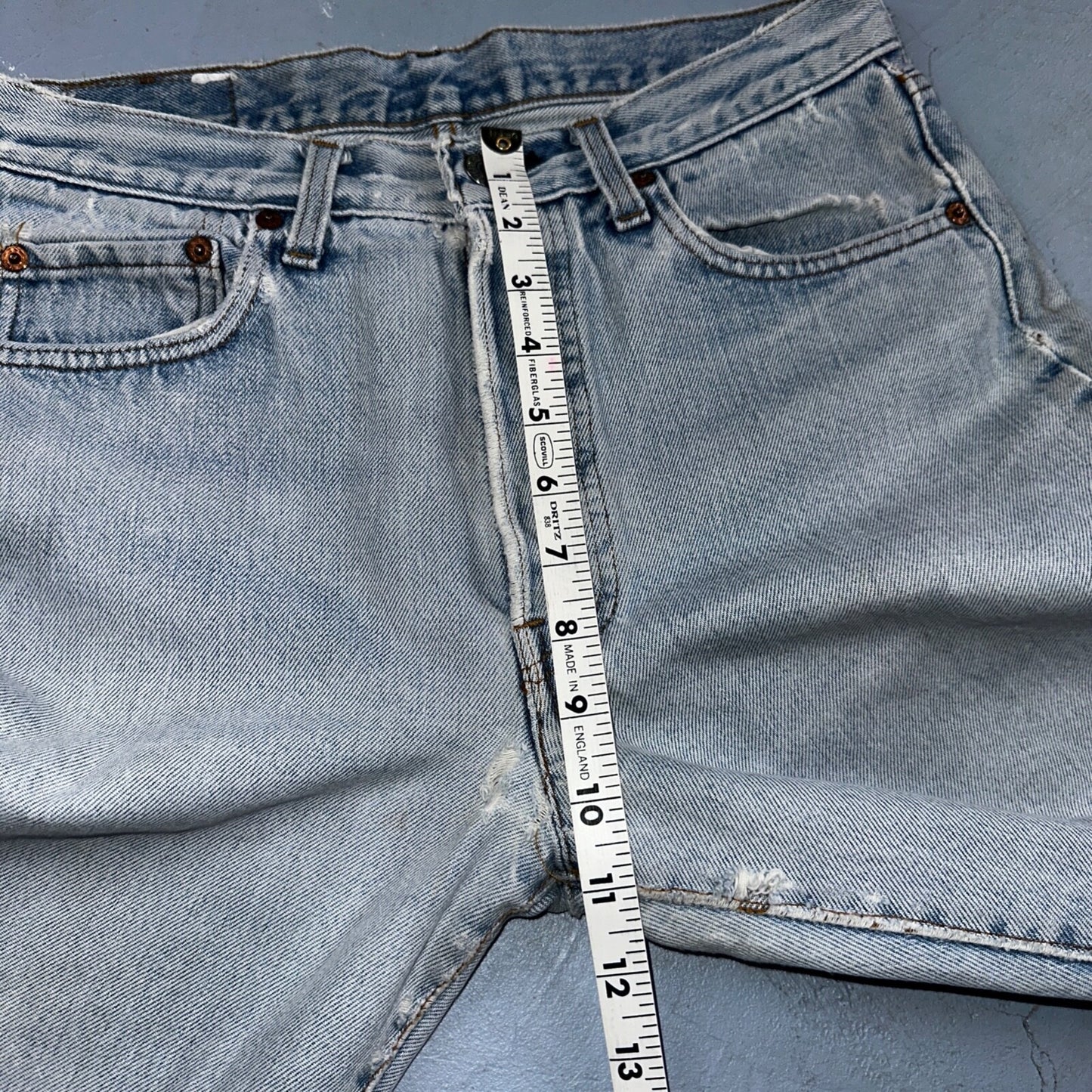 Levis 501 Vintage 80s Redline Selvedge USA XX Jeans Light Wash 66 Act 28x31