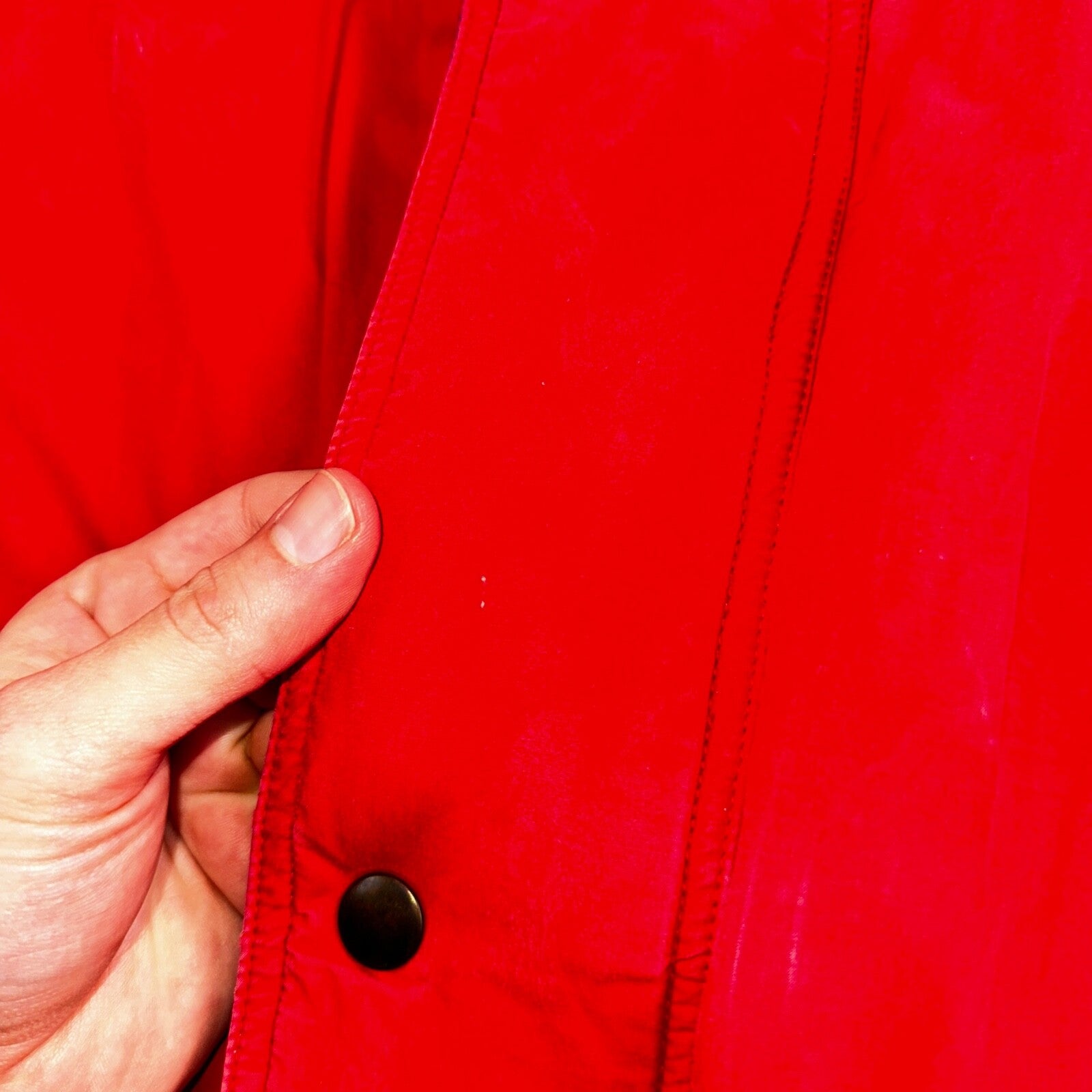 Mighty Mac Jacket Mens 44 Red Bomber Down Filled Norsac Puffer Vintage 80s