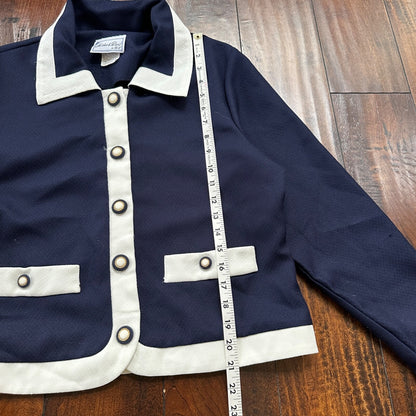 Vintage USA Rockabilly Womens Dress Jacket Skirt 60s 70s Top Matthew David Blaze