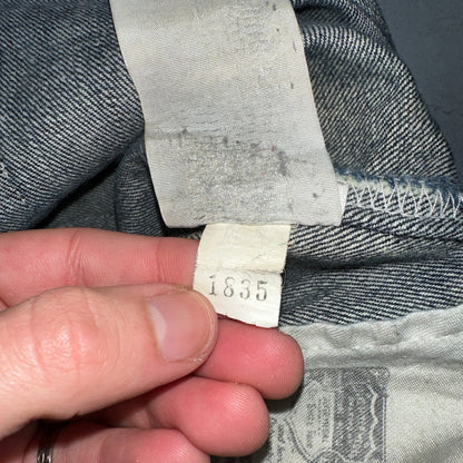 Levis 501 Vintage Y2K XX Straight Leg Jeans Blue Dark Wash 34x32 Act 35x31