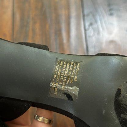 Jacqueline Ferrar Black Pumps Kitten Heel size 9 M