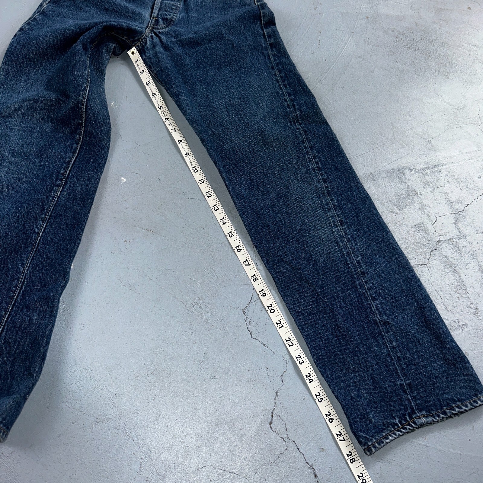 Levis 501 Vintage 80s Redline Selvedge USA XX Jeans Med Wash 27x32 Act 24x28
