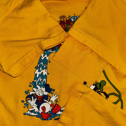 Disney Mickey Mouse Tilted Pocket 90s VTG T Shirt Y2K Goofy Cute Graphic Fun