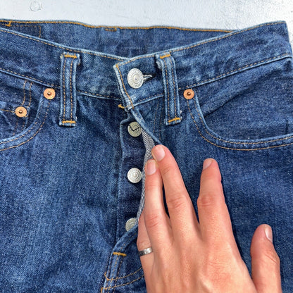 Levis 501 VTG 70s SS Redline Selvedge Jeans XX Dark Wash 28x34 Act 26x30