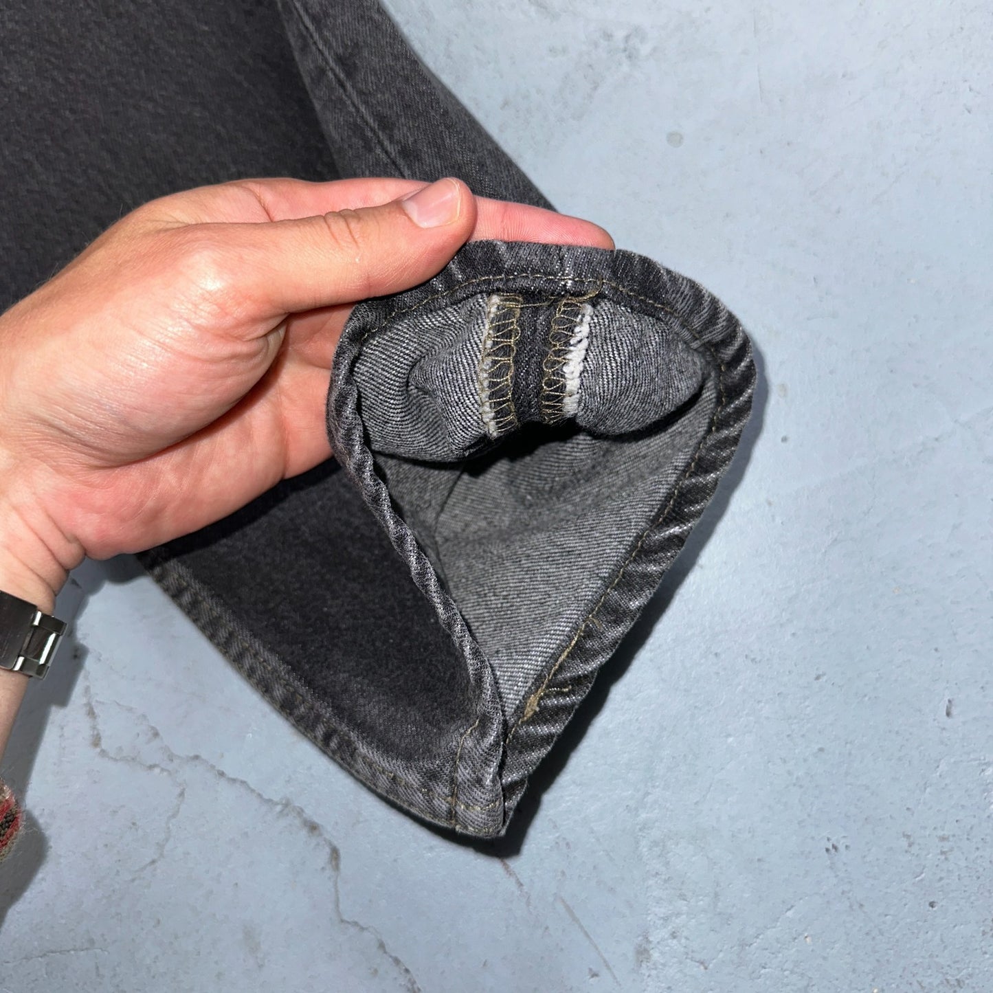 Levis 501 Vintage 90s USA XX Straight Leg Jeans Black Light Wash 33x30 Act 30x29