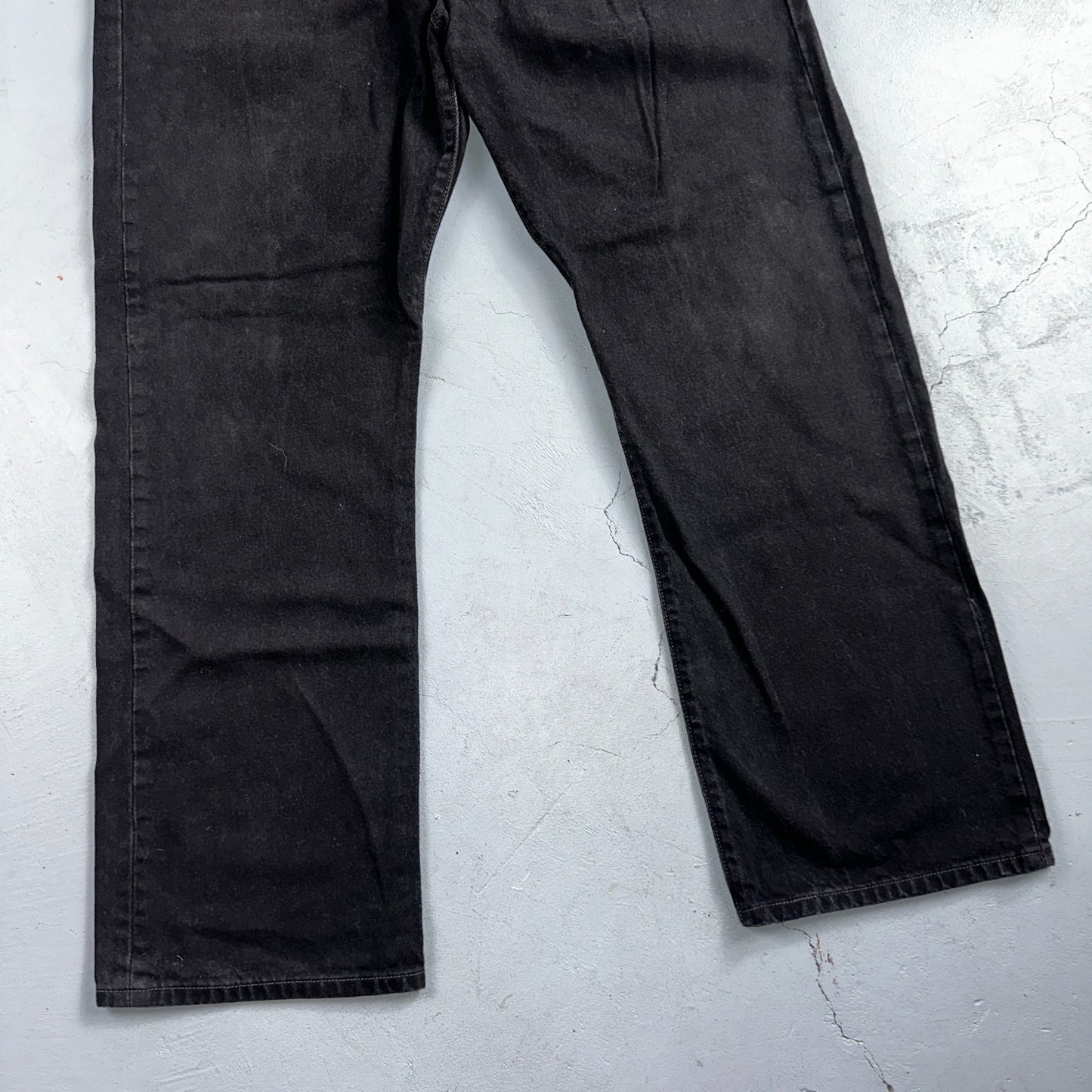 Levis 501 Vintage Y2K 90s XX Straight Leg Jeans Black Dark Wash 42x32 Act 41x31