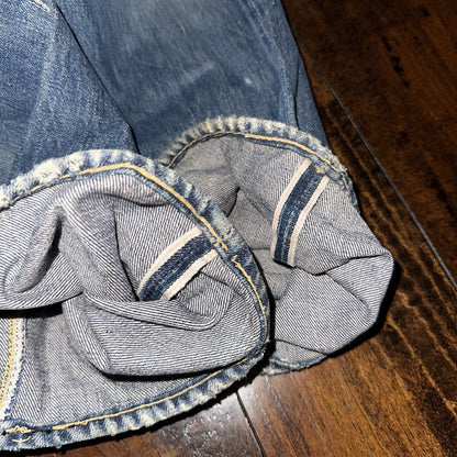 Levis 501 XX Big E True VTG 40s 50s Redline Selvedge Denim Jeans 1940s 25x26