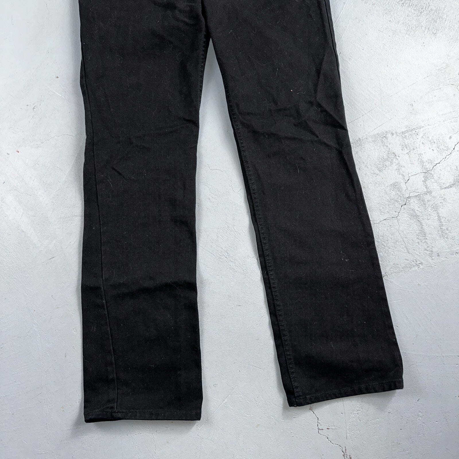 Levis 501 Vintage 90s USA XX Straight Leg Jeans Missing Buttons 31x32 Black