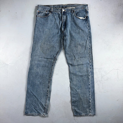 Levis 501 Vintage Y2K XX Straight Leg Jeans Blue Light Wash 40x34 Act 40x32