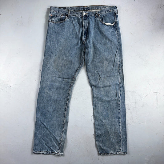 Levis 501 Vintage Y2K XX Straight Leg Jeans Blue Light Wash 40x34 Act 40x32