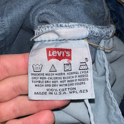 Levis 501 Vintage 90s USA XX Straight Leg Jeans Blue Dark Wash 40x32 Act 38x31