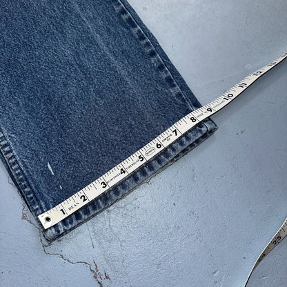 Levis 517 Vintage 80s USA Orange Tab Bootcut Flare Blue Worn Jeans Act 34x30