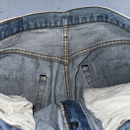 Levis 501 Vintage 80s Redline Selvedge USA XX Jeans Light Wash 36x31 Act 33x28