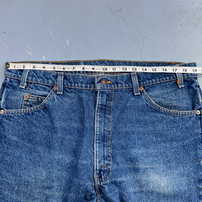 Levis 505 Vintage 90s USA Orange Tab Jeans 40x32 Blue Med Wash 501 Act 38x31