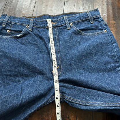 Levis 517 Vintage 90s USA Orange Tab Bootcut Flare Blue Jeans 38x30 35x29