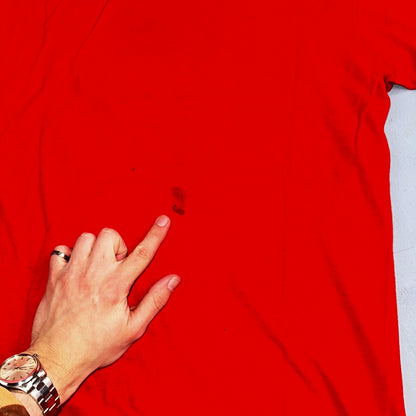 Eagles USA Hanes 1970s VTG T Shirt 70s Red Graphic Single Stitch Band Rock Large