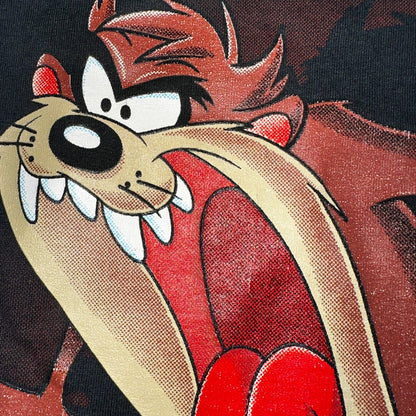 VTG Taz Shirt Mens Large Black Las Vegas Warner Bros 95 Tasmanian Devil 1990s