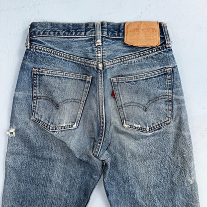 Levis 501 Big E Vintage 60s Redline Selvedge USA XX 1960s Jeans Act 24x27