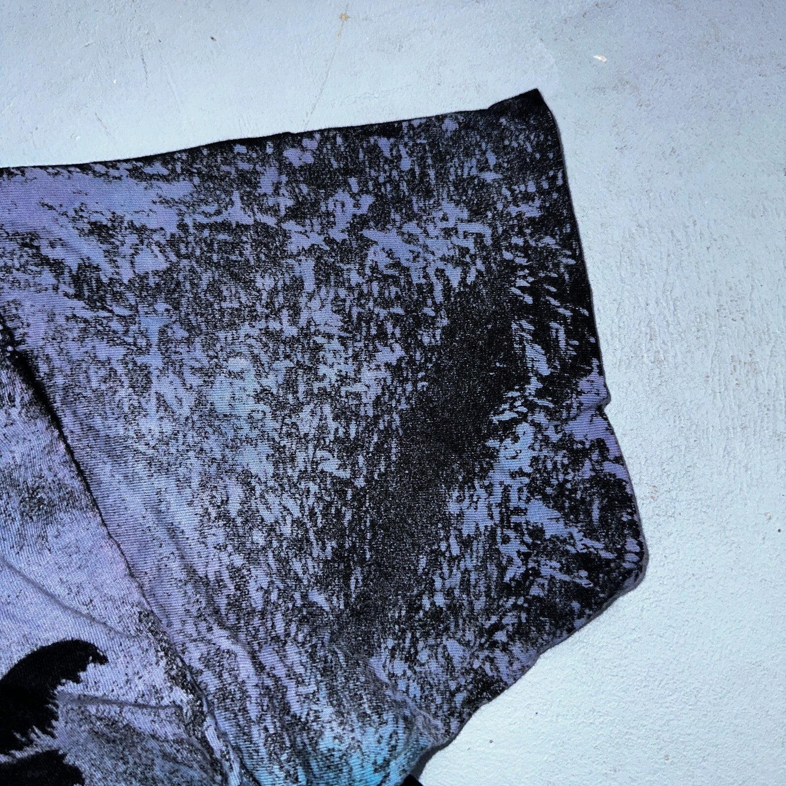 Hawaii AOP Stars 90s VTG T Shirt Hanes Palm Trees Kona Splatter Tye Dye Rare