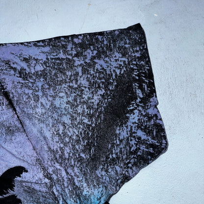 Hawaii AOP Stars 90s VTG T Shirt Hanes Palm Trees Kona Splatter Tye Dye Rare