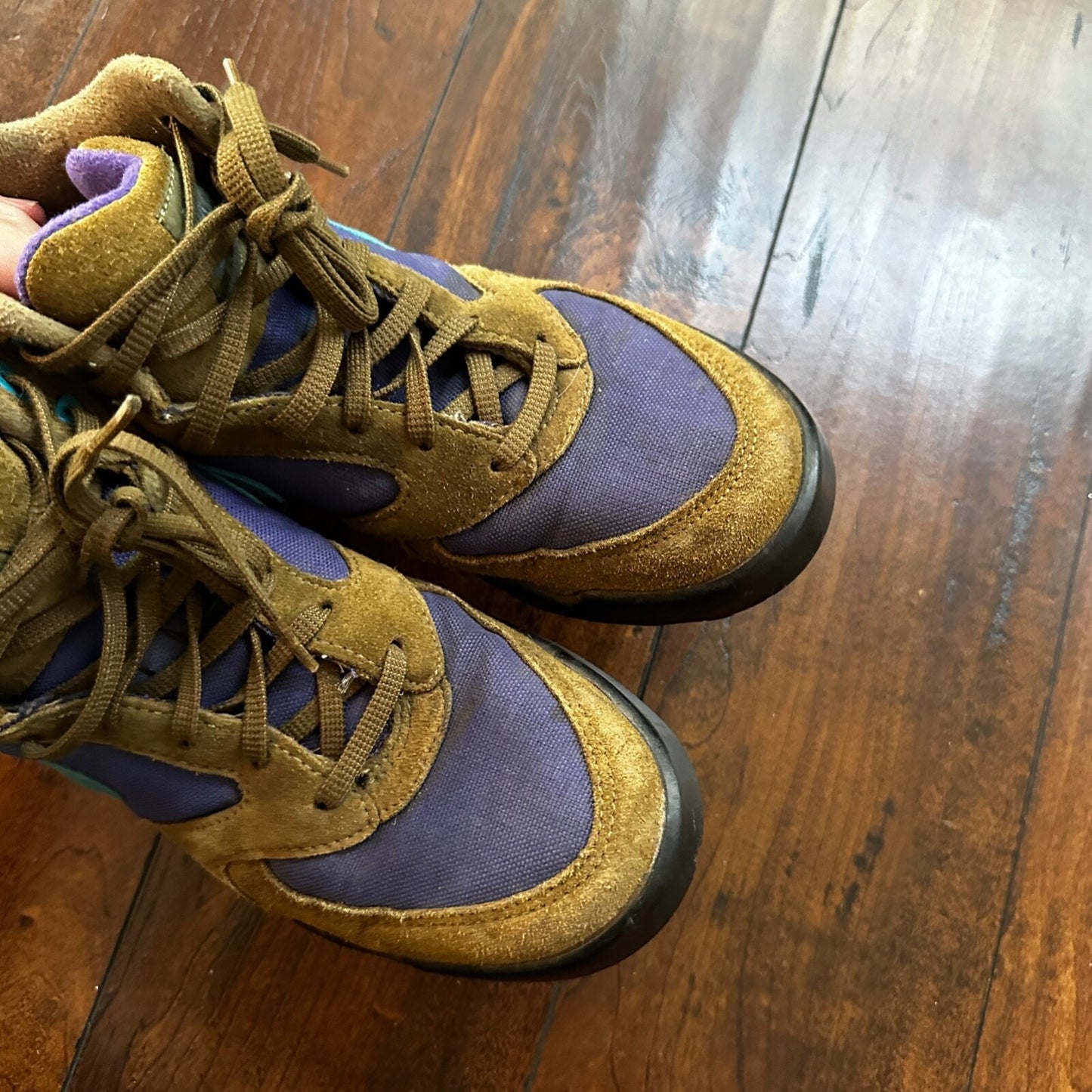 Vtg 90s Nike Caldera Plus Hiking Boots Womens Sz 7.5 Camp Trail Walking Travel