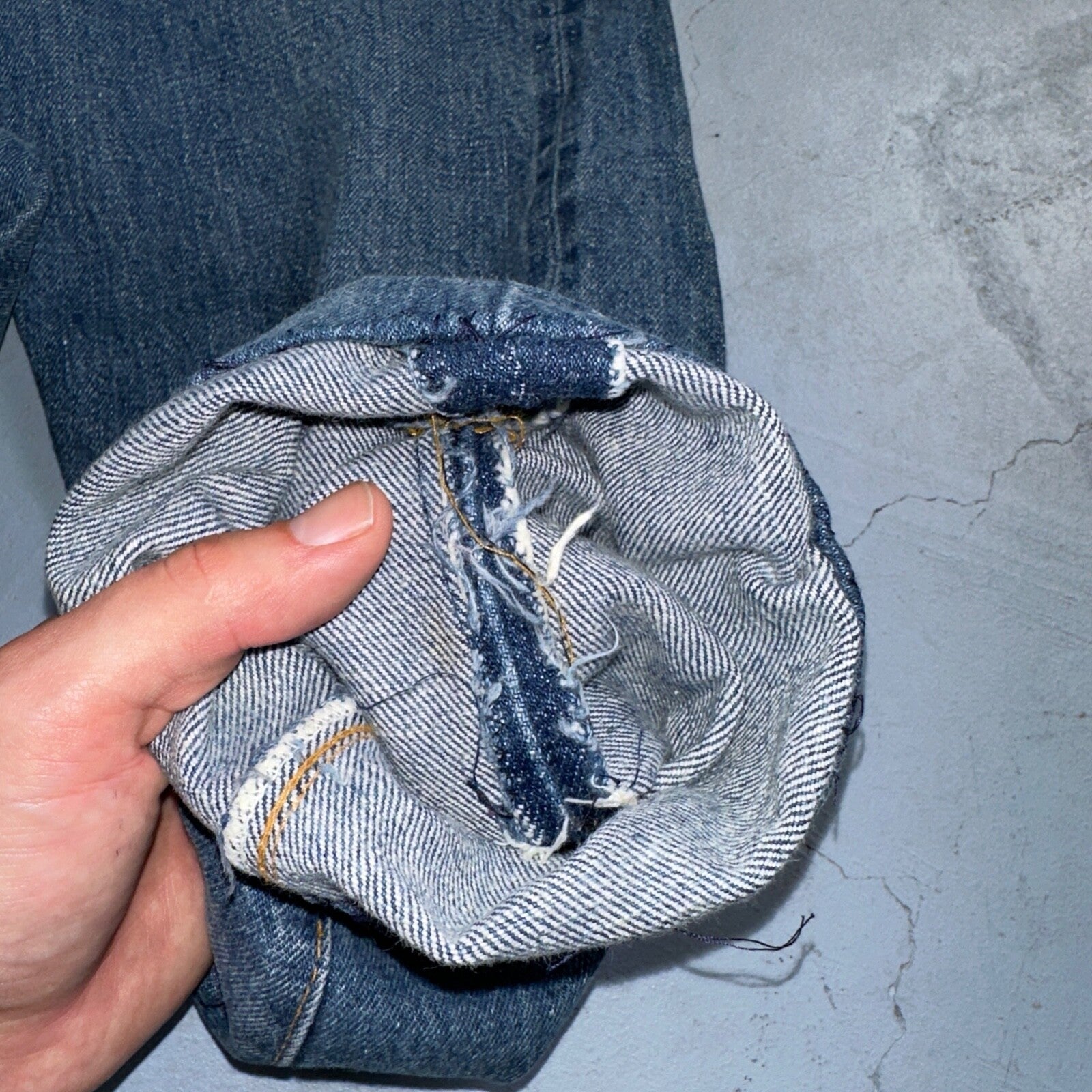 Levis 501 VTG 70s SS Redline Selvedge Jeans XX Altered Skinny Capri Act 27x25