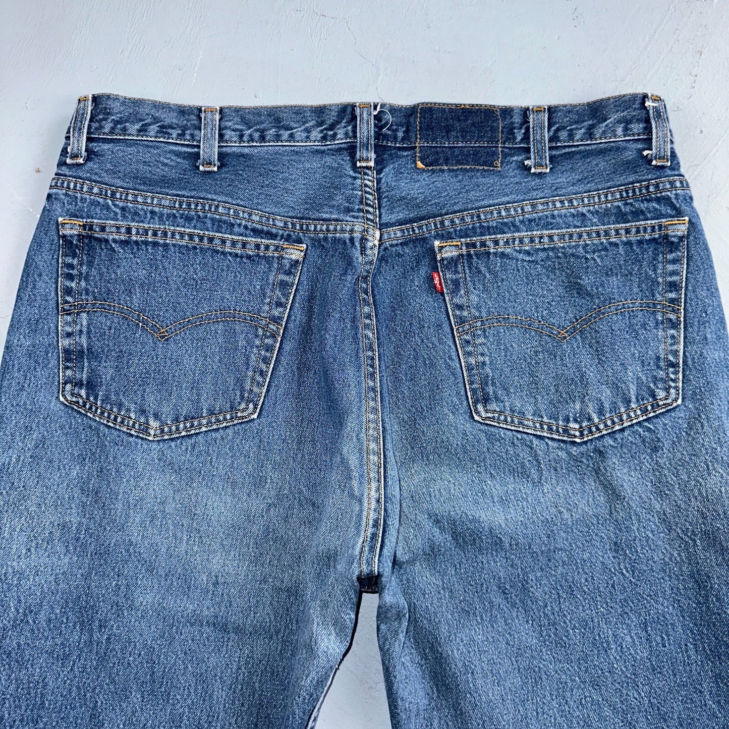 Levis 501 Vintage 90s USA XX Straight Leg Jeans Blue Med Wash 40x30 Act 38x30