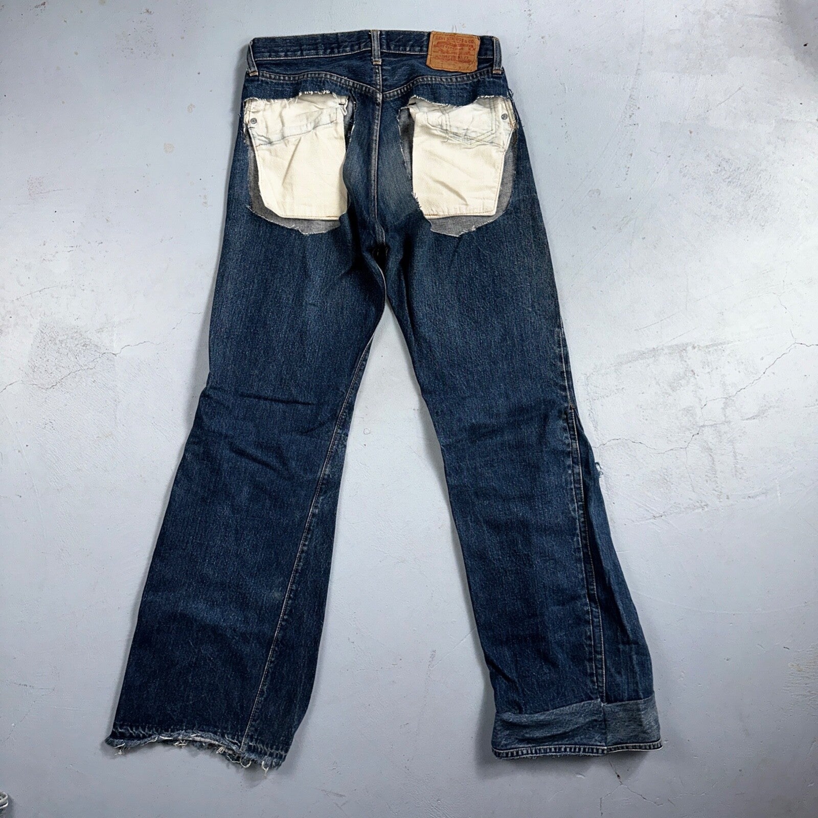 Levis 501 Vintage 80s Redline Selvedge USA XX Jeans Bootcut 33x36 Act 30x33