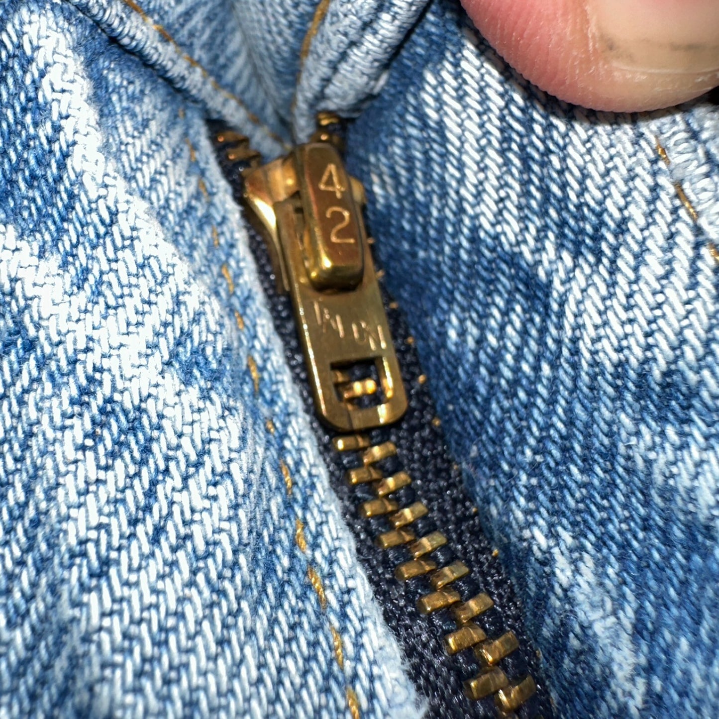 Levis 517 Vintage 80s USA Orange Tab Bootcut Flare Blue Jeans Talon Act 29x28