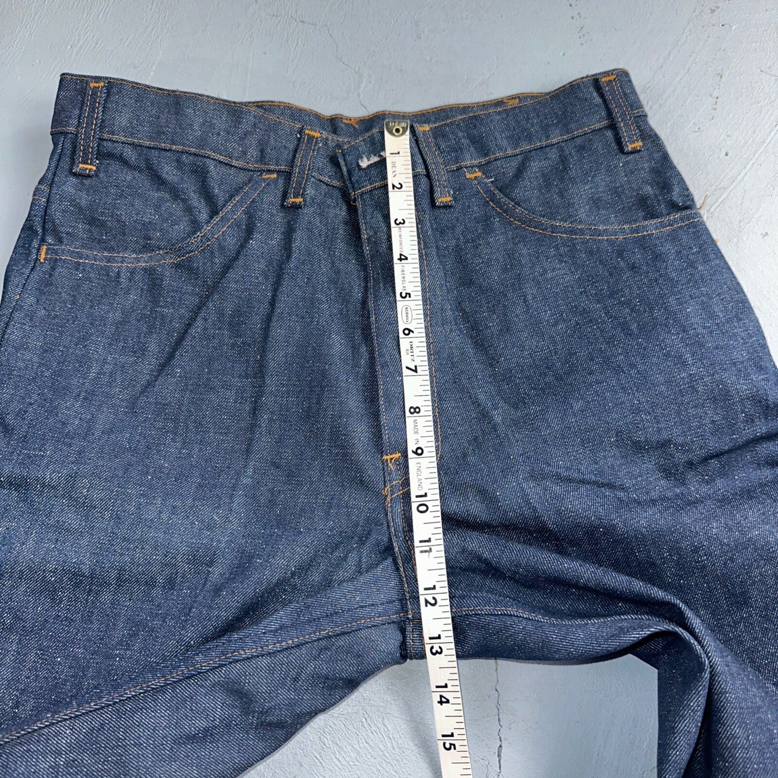 Levis 646 Deadstock 70s USA Orange Tab Bootcut Flare Bell Bottom NOS Jeans 34x31