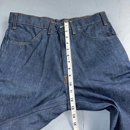 Levis 646 Deadstock 70s USA Orange Tab Bootcut Flare Bell Bottom NOS Jeans 34x31