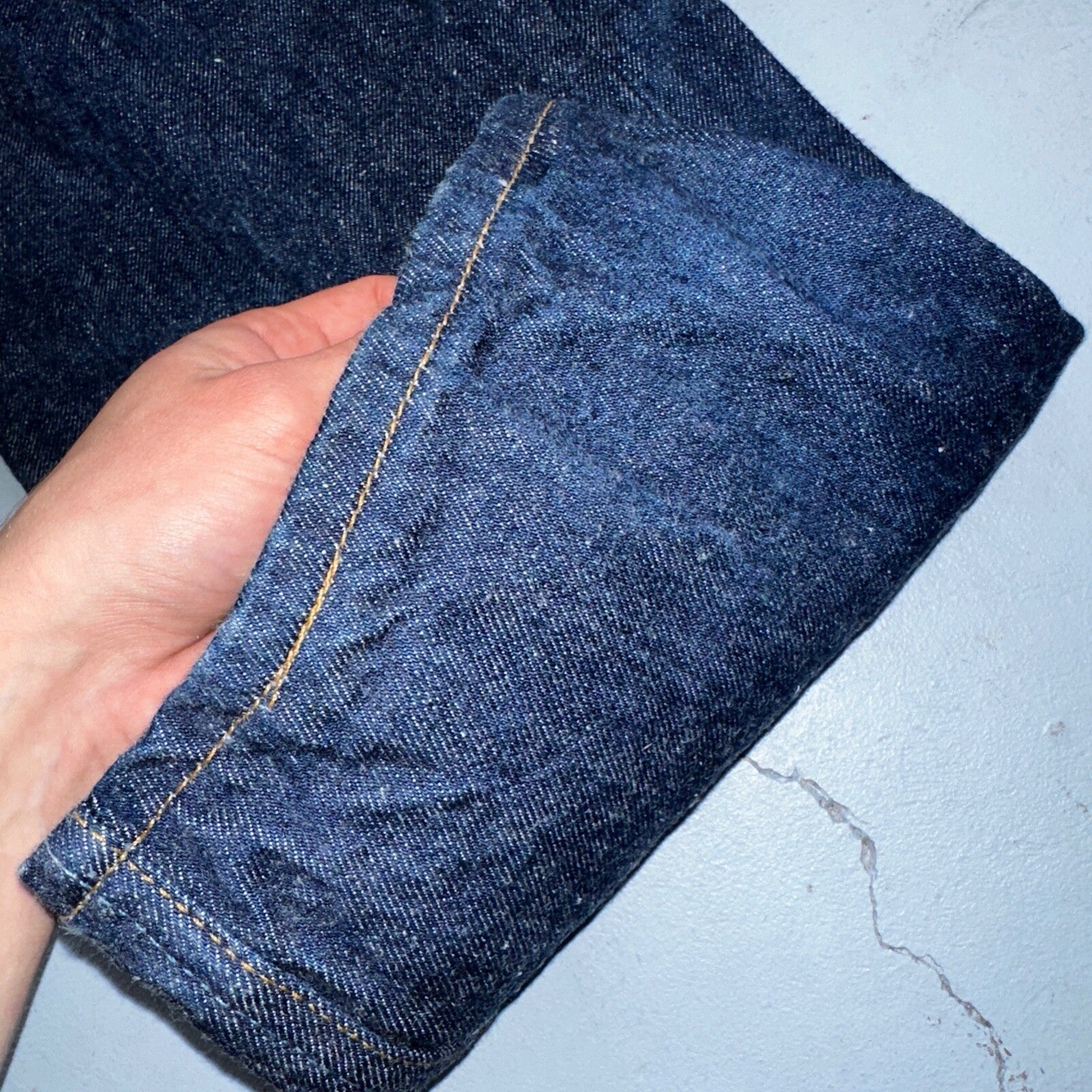 Levis 501 Vintage 90s USA XX Straight Leg Jeans Blue Dark Wash 34x32 Act 31x29