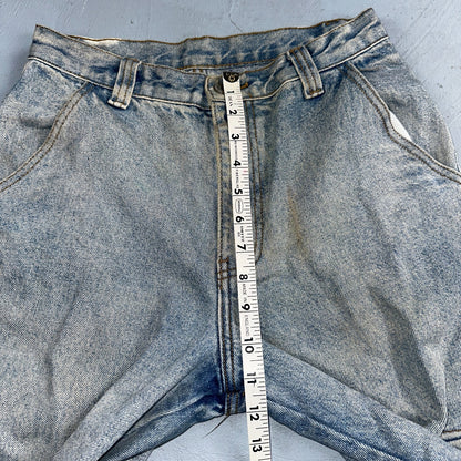 J Galt Jeans Womens Wide Leg Blue Cargo Denim Cotton Light Wash 27x30 Small