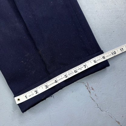 VTG Mens 2 PC Suit 42 Jacket Coat Pants Blue Rockabilly 1950s Thrashed Ripped