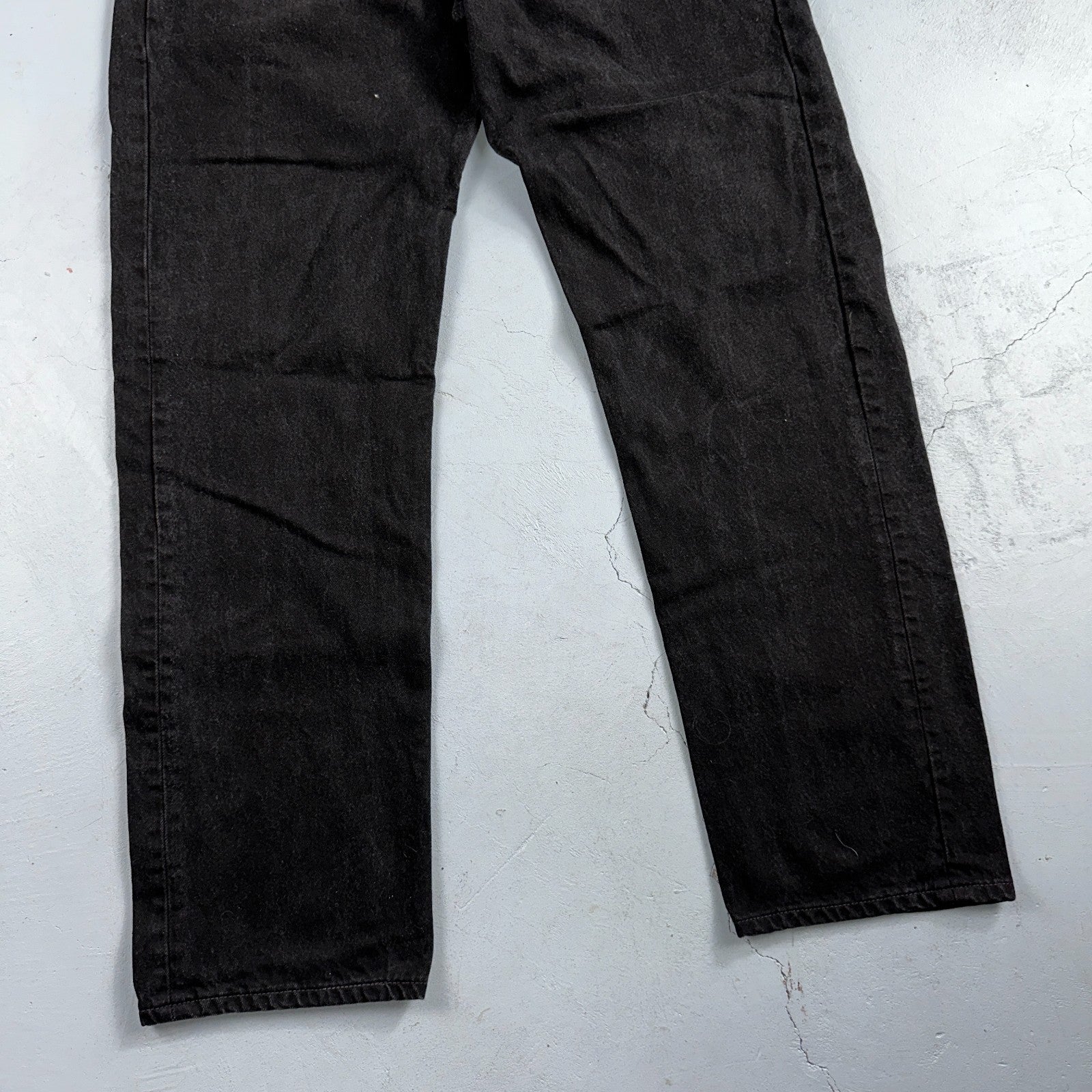 Levis 501 Vintage 90s USA XX Straight Leg Jeans Black Dark Wash 40x34 Act 36x33